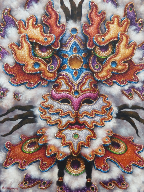 Big Cat Chief by Mike Williamson | Acrylic on Canvas Big Cat Chief